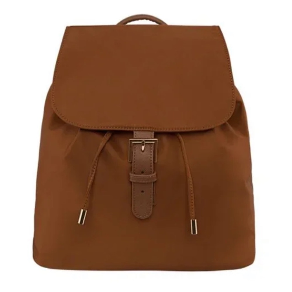 NEW Stoney Clover Lane Homecoming Chocolate Brown Flap Backpack Bookbag Knapsack